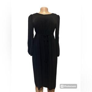 Black Dress in a size small with a tie at the waist